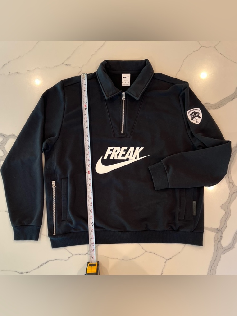 Nike Black Pullover with White 'FREAK' Logo - Picture 1 of 12